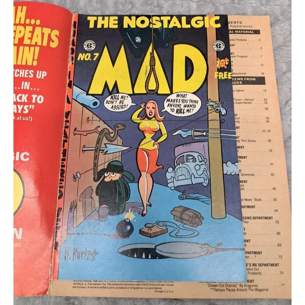Lot MAD Magazine Super Special Bonus Comics Intact 24 26 With Record Summer 1980